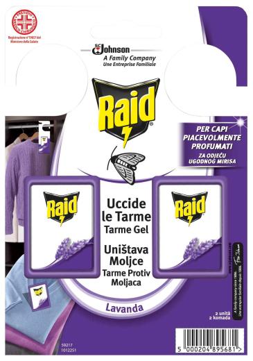 24,0 CF Di TARME GEL LAVANDA RAID 2 PZ