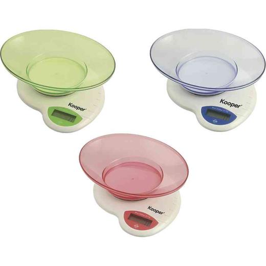 1,0 PZ Di BILANCIA CUCINA ELETTRONICA 3 KG COLORI ASSORTITI