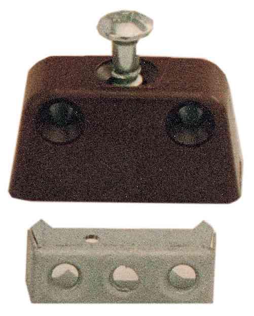 5,0 SC Di SC GIUNZIONE TRAPEZOIDALE MARRONE C/VITI 4 PZ