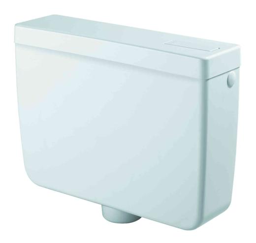 1,0 PZ Di CASSETTA WC A ZAINO 6/9 L REGOLABILE 44X12X31 CM