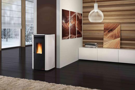 1,0 PZ Di STUFA PELLET 7 KW KETTY EVO 2.0 BIANCO
