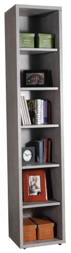 1,0 PZ Di PRATICO LIBRERIA 35,7X44XH217 CM CEMENTO