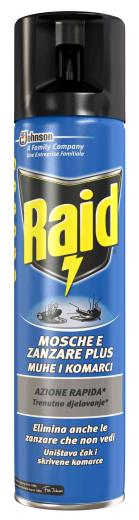 12,0 PZ Di MOSCHE E ZANZARE RAID SPRAY 400 ML