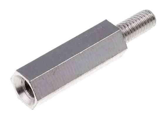 50,0 PZ Di DISTANZIATORE ESAGONALE M F ACCIAIO D 8X40 MM