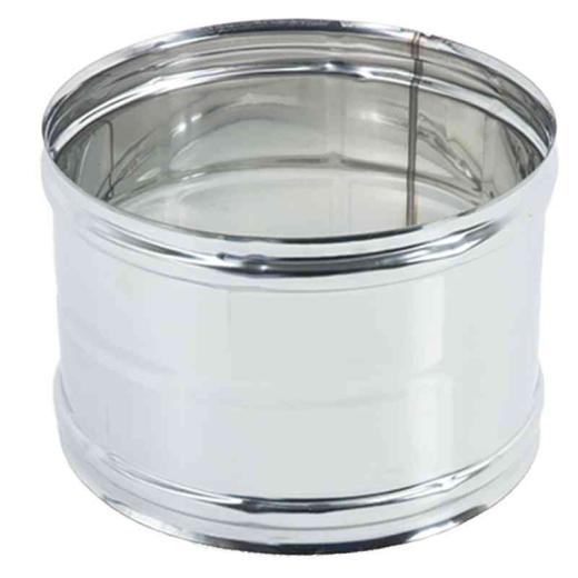 1,0 PZ Di RACCORDO INOX ATTACCO FF D 22 CM