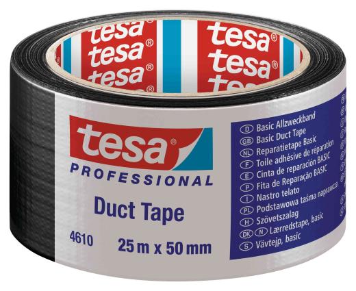 6,0 PZ Di NASTRO AMERICANO TESA BASIC 50MMX25M NERO