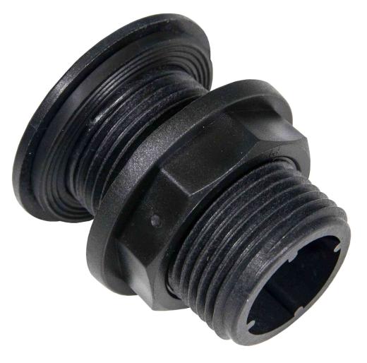10,0 PZ Di RACCORDO DIRITTO NYLON PER CASSONI 1.1/2 M