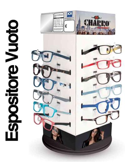 1,0 PZ Di ESPOSITORE VUOTO BANCO EL CHARRO PZ.24 1186