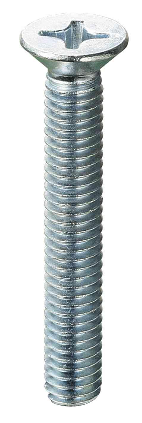 500,0 PZ Di VITI A METALLO TESTA PIANA 3X 45 ZINC.