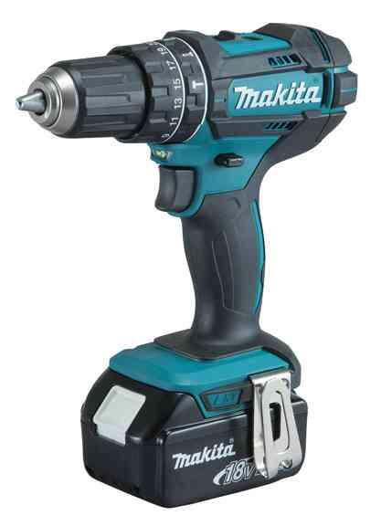 1,0 PZ Di MAKITA SUPERKIT 18VP-3Ah DHP482RF3J CON 3 BATTERIE