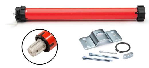1,0 PZ Di MOTORE PER TAPPARELLA ELETTR C/ACCESSORI 50 NM