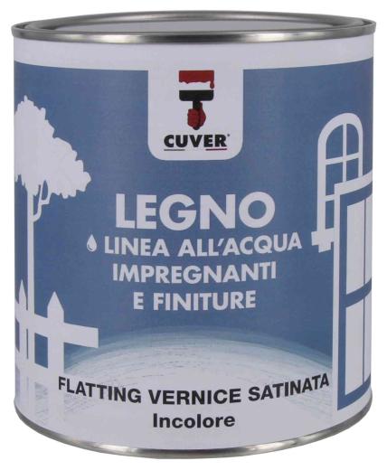 6,0 PZ Di FLATTING VERNICE SATINATO CUVER ALLACQUA 750 ML