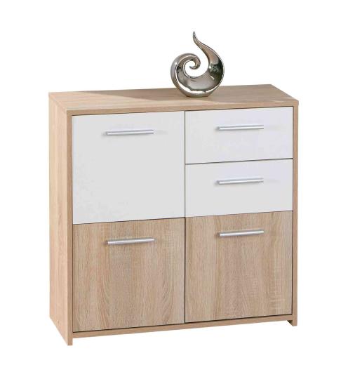1,0 PZ Di KIT BUFFET 3 ANTE + 2 CASSETTI EBOLI 77X30XH77 CM 