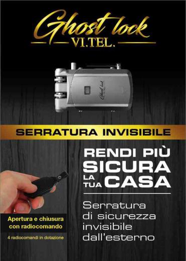 1,0 PZ Di ESPOSIT. SERRATURA UNIVERS.GHOST LOCKVUOTO