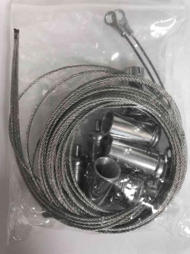 1,0 PZ Di KIT CAVETTI PER INSTALLAZIONE A SOSPENSIONE