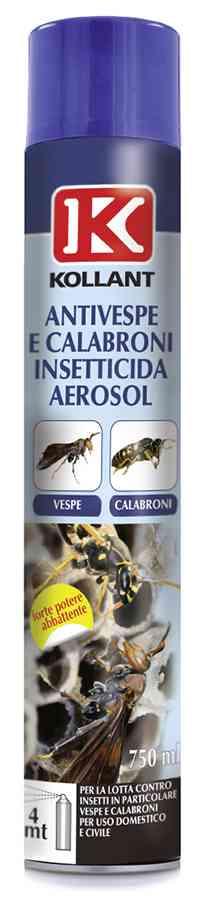 12,0 PZ Di INSETTICIDA ANTIVESPE E CALABRONI AEROSOL 750 ML