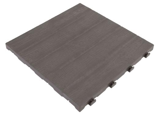 6,0 PZ Di PAVIMENTO IN PP 40X40X2,5 CM E40 LM EFFETTO LEGNO