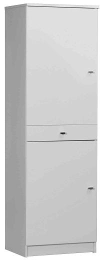 1,0 PZ Di MOBILE 2 ANTE +1 CASSETTO 46X34X147 BIANCO LACC. 2