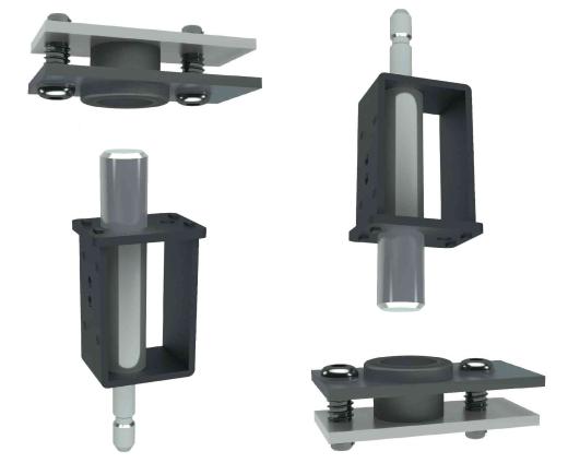 1,0 CF Di KIT LATO SERRATURA CARDINI E PIASTRE 916/1 PER CAN