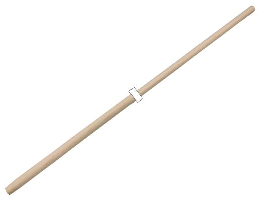 10,0 PZ Di MANICO PER SPAZZOLONE IND D 26X150 CON CONO