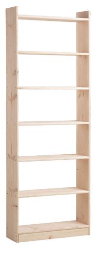 1,0 PZ Di KIT LIBRERIA 7 RIPIANI 80X25X216,7 CM