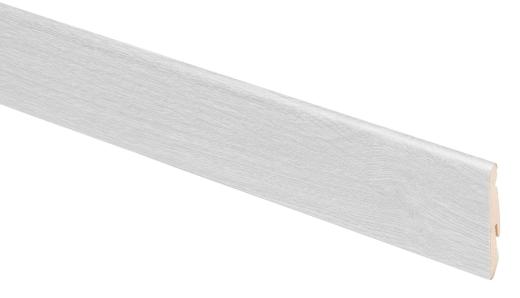 10,0 PZ Di BATTISCOPA 58X14 MM MDF 240 CM ROVERE GRIGIO