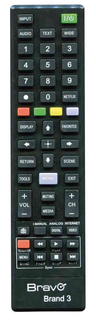 1,0 PZ Di TELECOMANDO TV BRAVO BRAND 3 SONY