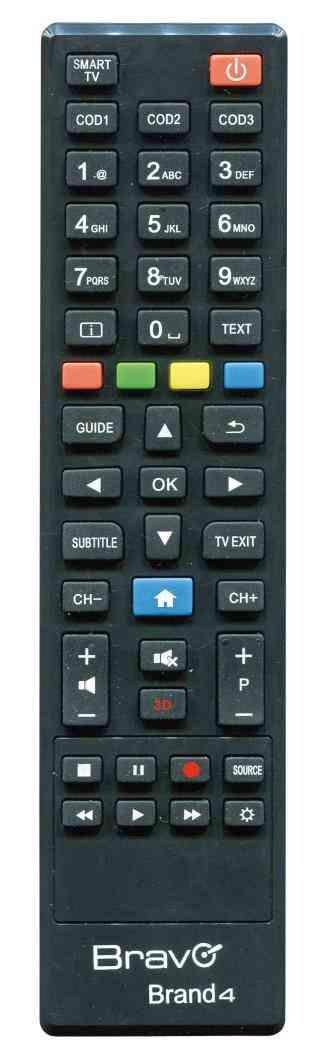 1,0 PZ Di TELECOMANDO TV BRAVO BRAND 4 PHILIPS