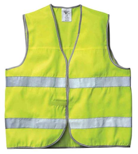 1,0 PZ Di GILET ALTA VISIBILITA GIALLO  OMOLOGATO