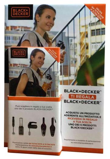 1,0 PZ Di BLACK  DECKER DISPENSER CON CARTOLINE