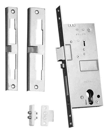 1,0 PZ Di YALE 581 SERRATURA ELETTRICA PER LEGNO 50 MM