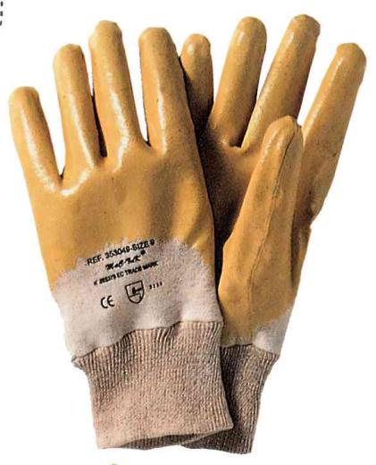 12,0 PA Di GUANTI NITRILE GIALLO C/POLSO TG.10 RIF.72160