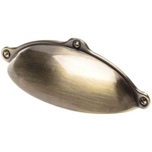 1,0 PZ Di MANIGLIA ZAMA RJM 0127 CONCHIGLIA ANTIC 95X40 MM