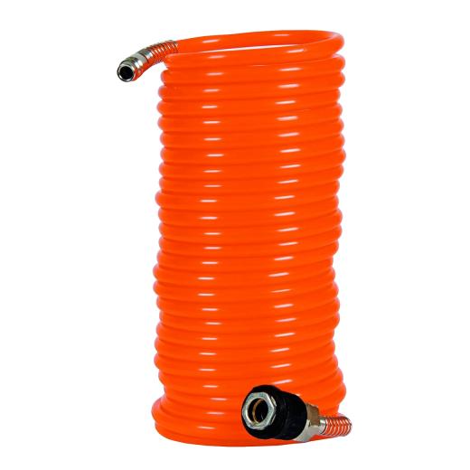 Tubo x aria compressa compressore a spirale a molla 8 MT attacchi innesto rapido