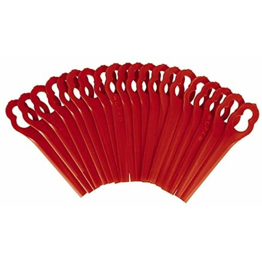 20 coltello lama in plastica ricambio x tagliabordi decespugliatore tagliaerba