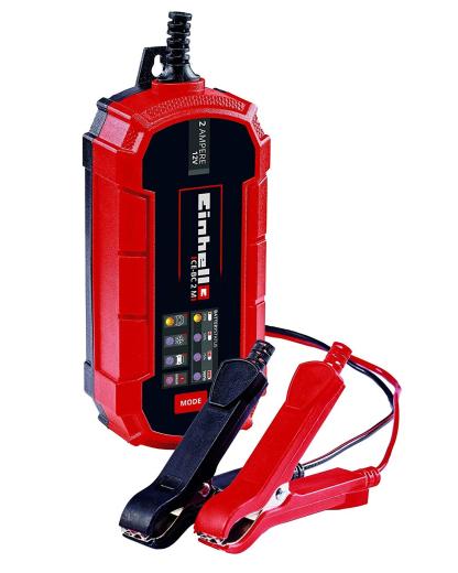 Caricabatterie 12V mantenitore di carica batterie max 60 Ah auto moto Einhell