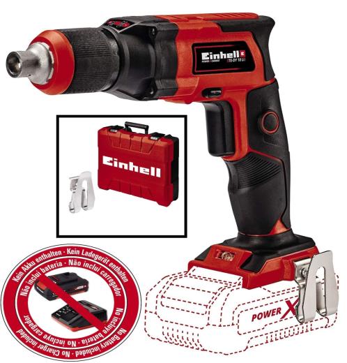Trapano avvitatore a batteria ad impulsi Einhell per cartongesso senza batteria