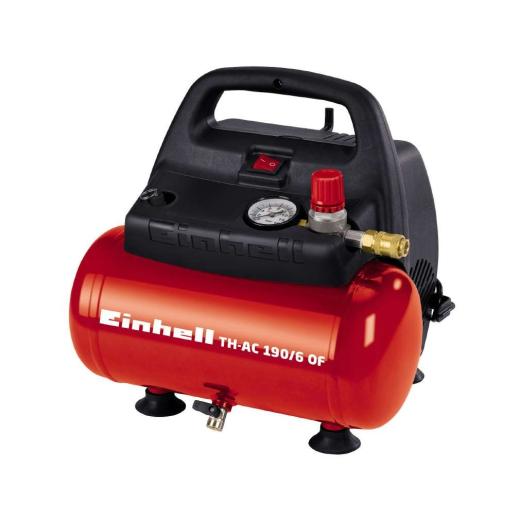 Compressore 6 LT LITRI 1.100 W non lubrificato aria compressa portatile EINHELL