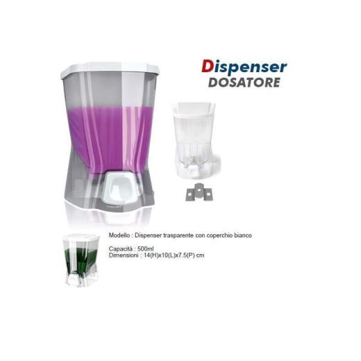 DISPENSER EROGATORE MANUALE PULSANTE SAPONE IGIENIZZANTE DOSATORE DISINFETTANTE