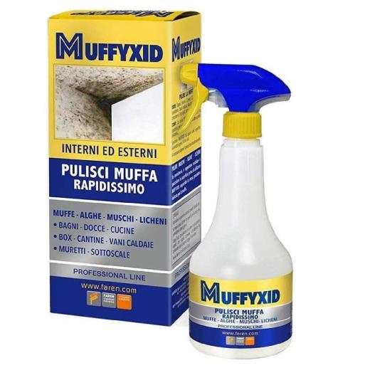 MUFFYCID MUFFYXID Sciogli rimuovi elimina muffa muffe antimuffa Faren