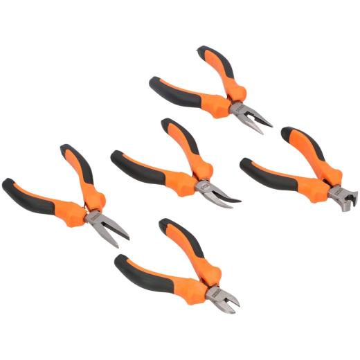 SET SERIE 5 PEZZI MINI PINZE TRONCHESI X ELETTRONICA MM120 MODELLISMO PRECISIONE