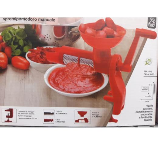 SCHIACCIA TRITA POMODORO PASSAPOMODORO MANUALE SALSA SCHIACCIA PASSA POMODORI