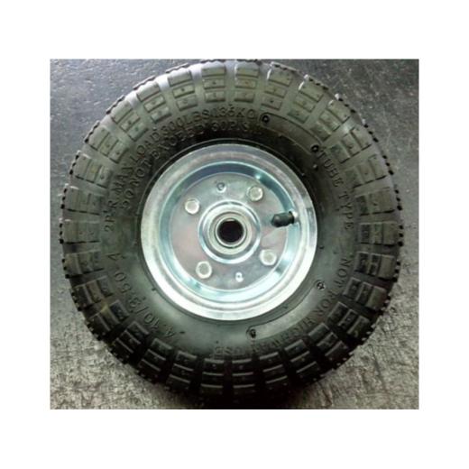 Ruota ruote pneumatica dm 250 con cuscinetti x carrello cerchio metallo ferro