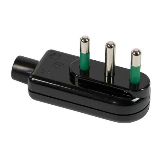1,0 PZ Di FME 80.041 SPINA RIBASSATA 16A 2P+T NERO