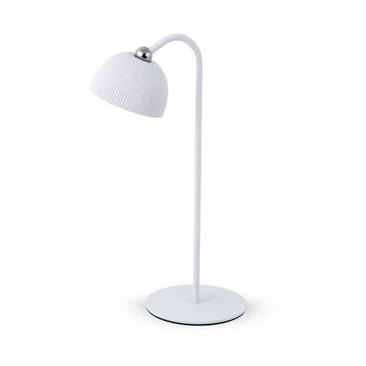12,0 PZ Di LAMPADA LED RICARICABILE DA TAVOLO ELLIOT BIANCO