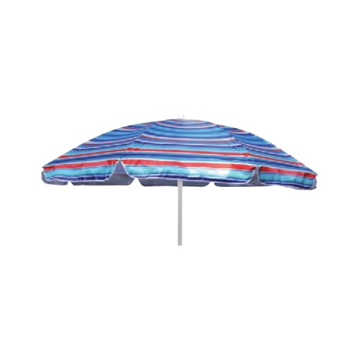 Ombrellone nylon rigato Ø200 cm / 8 teli