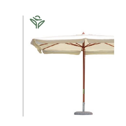 Ombrellone rettangolare 3x4 m ecrù