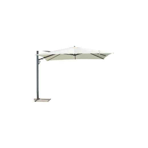 Ombrellone Alabama 3x2 m antracite/ecrù