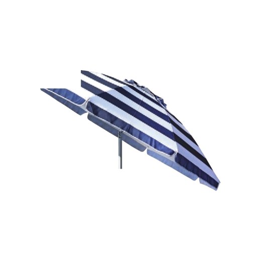 Ombrellone Portovenere bianco/blu Ø200 cm