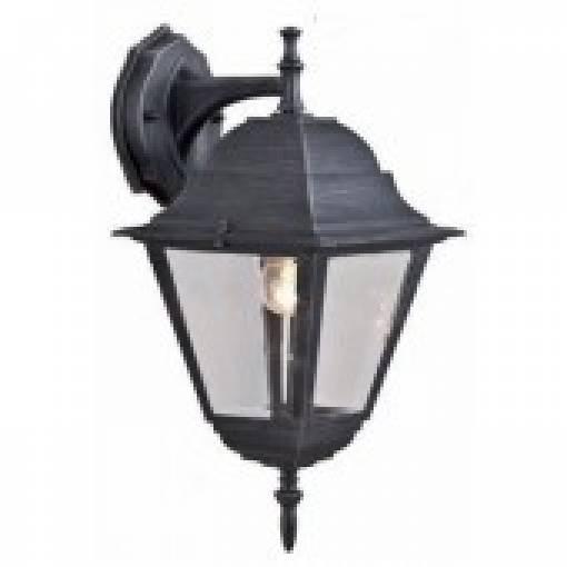 4 PZ LAMPADA LANTERNE IN ALLUMINIO CON BRACCIO SUPERIORE COLORE GRIGIO GHISA